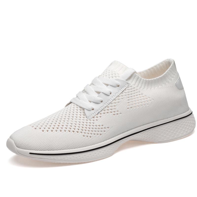 Height Increasing Shoes for Men 8cm Invisible Elevator Sneakers Man Breathable Mesh White Casual Shoes Men Sneakers 10cm Insole