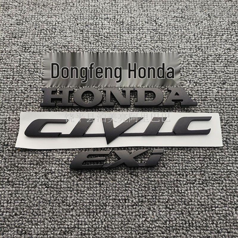 Эмблема '1.8 i-VTEC' на боковое крыло Civic 8-го/9-го поколения, матово-черная