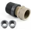 1PC 1/2" 3/4" 1" Female Male Thread PVC Reducer Joint Garden Water Pipe Connector Garden Irrigation Adapter Bushing Connector
