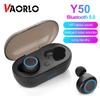 VAORLO Y50 TWS наушники Bluetooth 5,0 водонепроницаемая гарнитура Hi-Fi стерео с микрофоном для iphone 11pro Xiaomi Huawei спортивные наушники