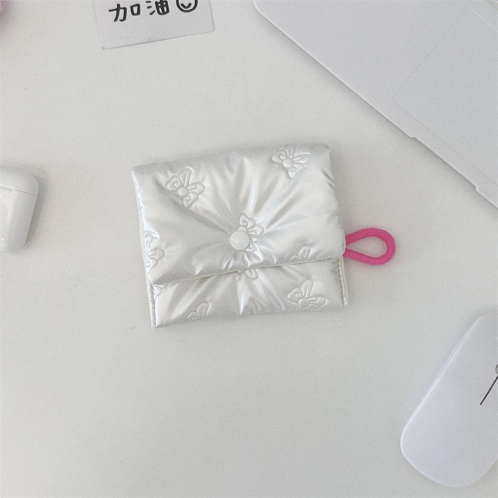 Large Capacity Small Clutch Purse Multipurpose Sanitary Pads Bag Mini Napkin Pouch Storage Bag