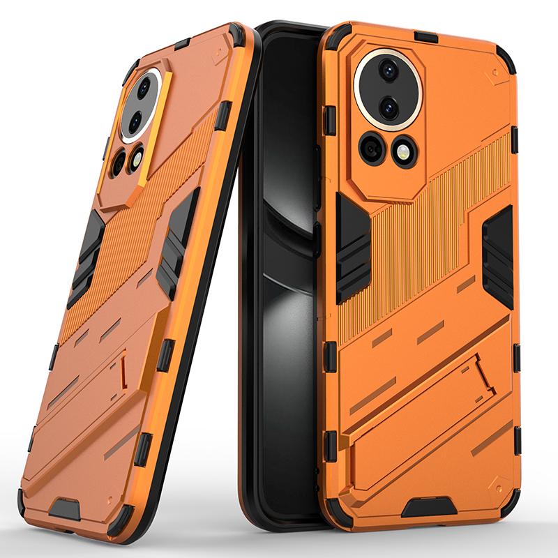 For Huawei Nova 12 12s 11 11i 9 SE Lite Pro Ultra Punk Armor Shockproof Bumper Rugged Rubberized PC Fitted Kickstand Case Stand Holder Cover Shell