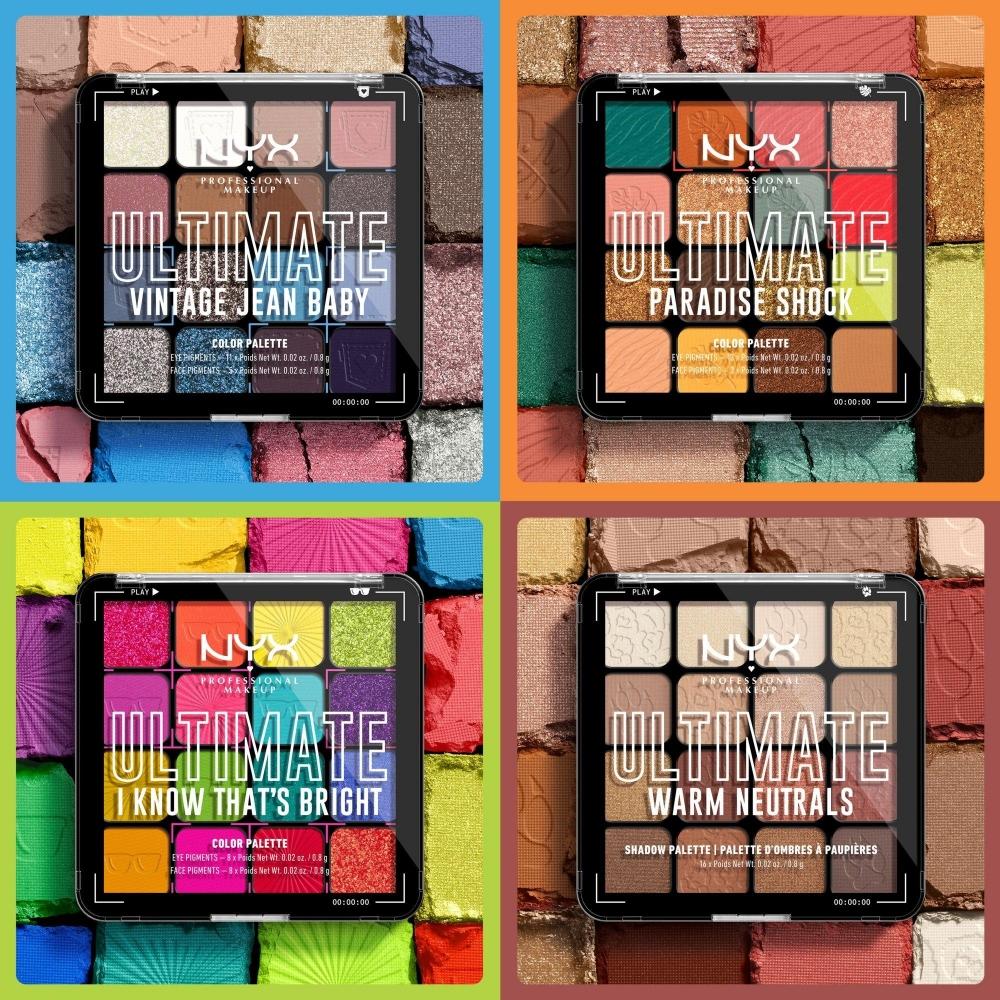 NYX Professional Makeup Ultimate Color Shadow Palette Vintage Jean