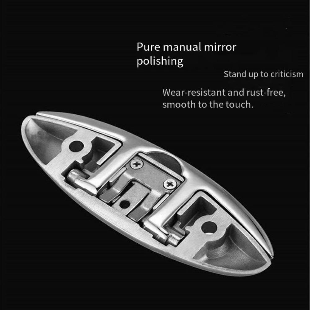 Утка для лодки 5" 6" дюймов 316 нержавеющая сталь складная утка морской класс утка для швартовки откидная утка для лодки каяк и украшения с креплением