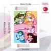 Sailor Moon Color Collage Pattern  3pcs 100% Round Full Drill 5D DIY Diamond Painting Embroidery Cross Stitch Rhinestone Décor