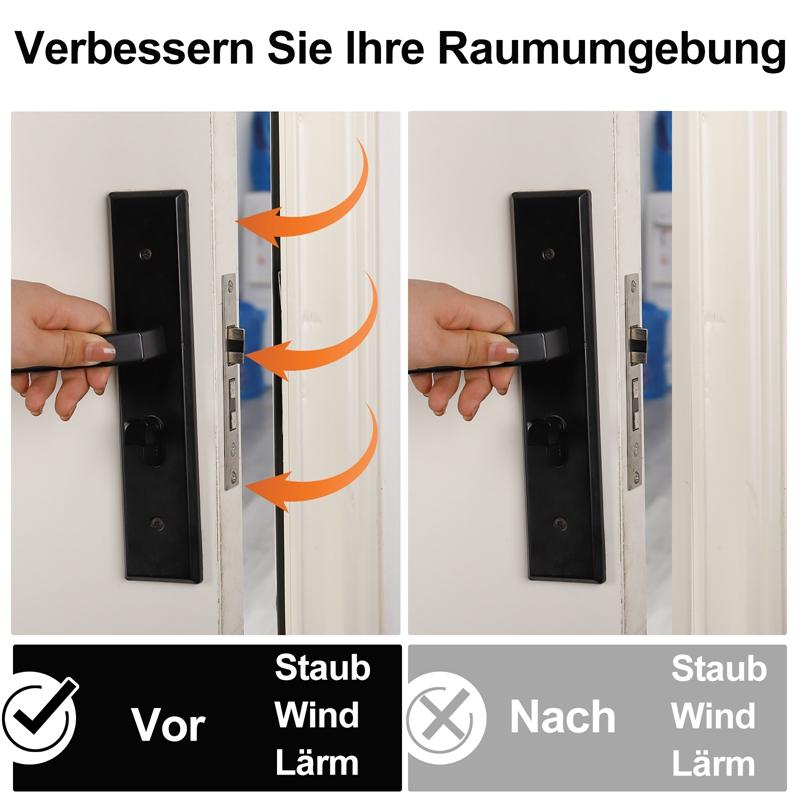 6 м/рулонная нижняя уплотнительная полоса для двери, уплотнительная полоса под дверной заглушкой TPE, более толстая, противохолодная, уплотнительная полоса для зазоров