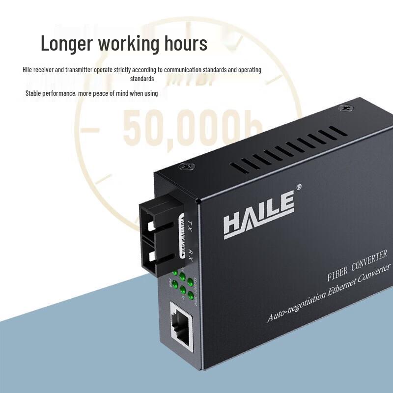 HAILE Одномодовый двужильный оптический трансивер Gigabit