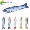 1 шт., 22 г/12,7 см, HENGJIA, 6 секций, многошарнирная рыболовная приманка для гольяна, бионический воблер, рыболовные снасти