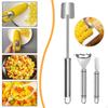 1 Corn Stainless Steel Thresher Cob Kitchen Gadget Multifunctional Accessory Ergonomic Handle