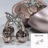 2 шт. Декор из страз для наушников-клипс, открытых наушников, декоративные циркониевые аксессуары для наушников, съемное DIY украшение для наушников