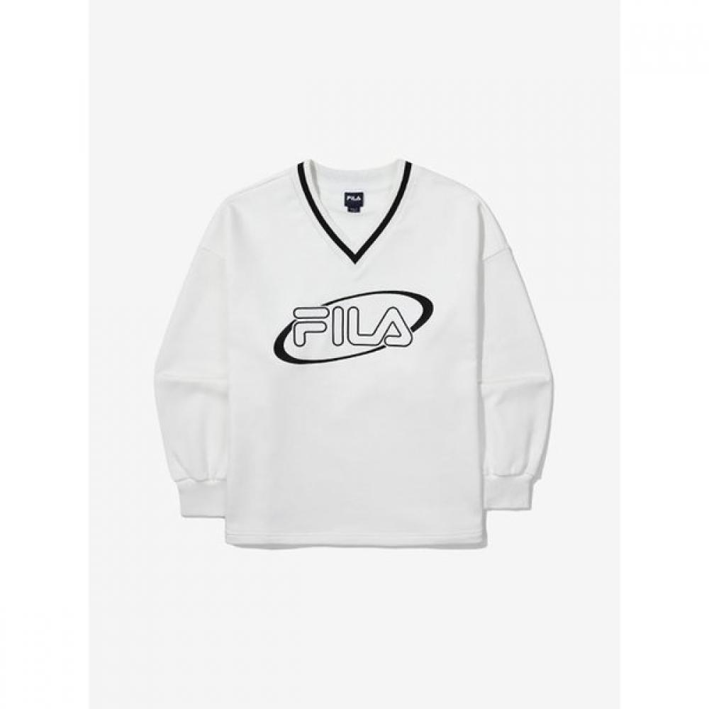 Fila Свободная толстовка с V-образным вырезом