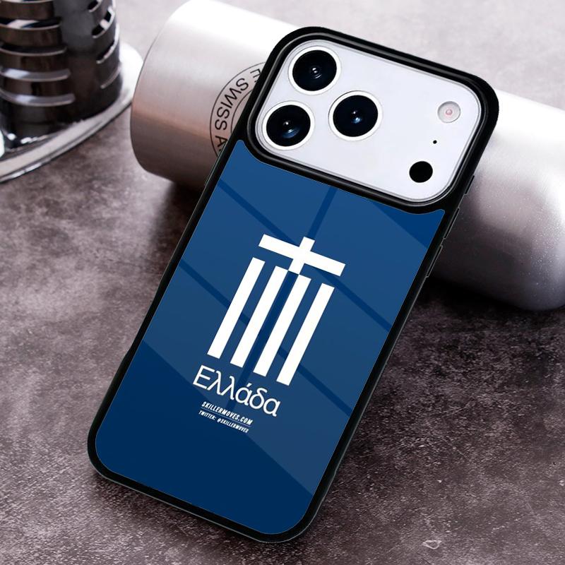 Чехол для телефона с флагами Греции, Польши, Венесуэлы для iPhone 17 16 15 Pro Max Air 14 13 12 11 Plus Ударопрочный чехол