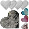 Heart Candle Mold Heart Resin Silicone Mold for DIY Candle Soap Plaster Ornament Home Decor Non Stick Easy to Demold
