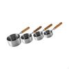 4 Piece Measuring Cup Set, Baking Stainless Steel, Multi-Purpose Stackable
