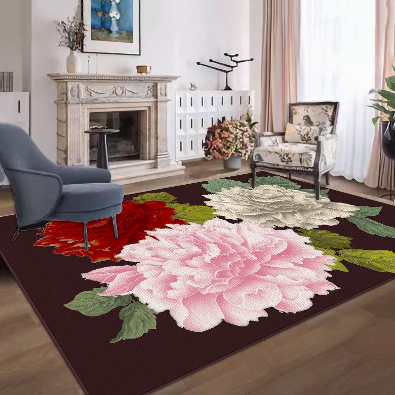 Прочный, простой в уходе ковер для гостиной и спальни, идеально подходит в качестве грязеотталкивающего прикроватного коврика.; можно стирать для удобства.