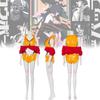 Ярко-желтый костюм для косплея Cowboy Bebop на Хэллоуин и аниме-конвенции