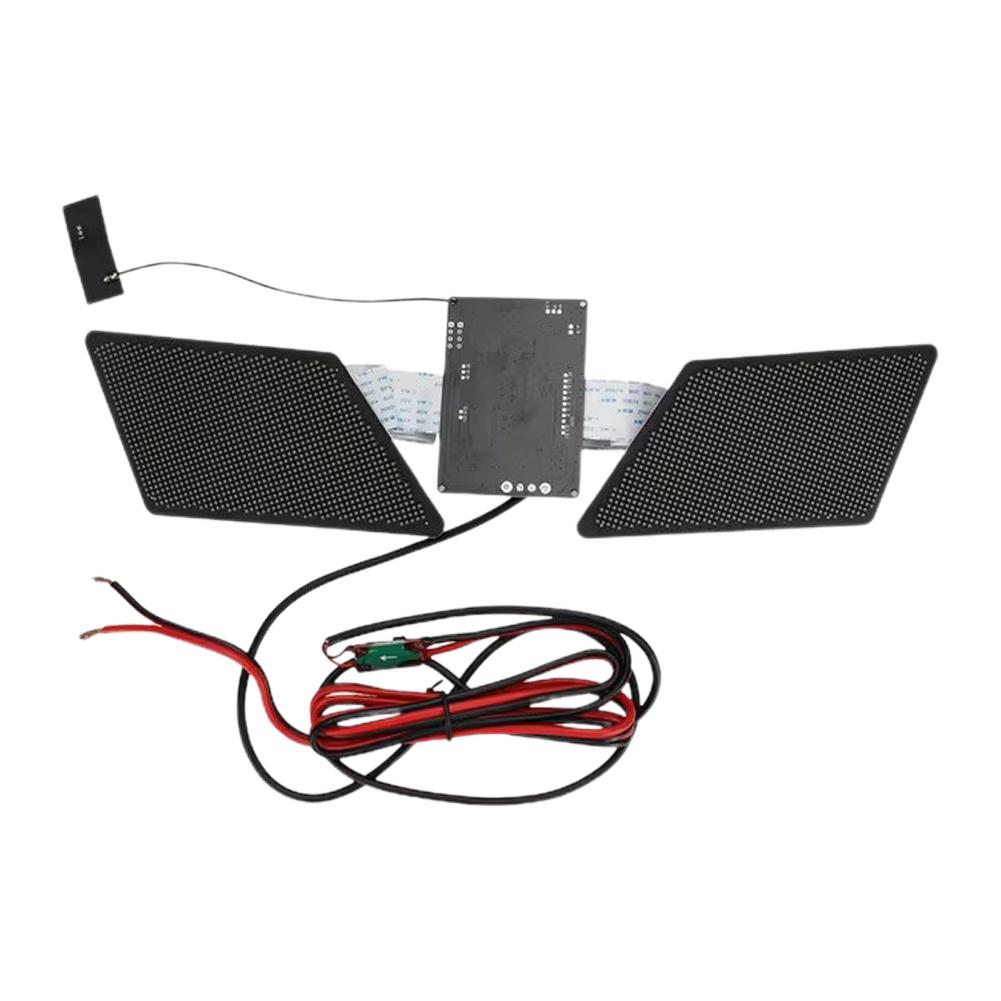 Автомобильные дьявольские глаза Модификация света Подмигивающий глаз DIY Анимация Лампа Декор APP Сигнал поворота Противотуманный дисплей M3M5