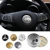 C200 E300 Hot 2026 52mm 57mm ABS Car Steering Wheel Logo Star Emblem Styling Accessories for Mercedes Benz AMG W220 W204 W202 W1