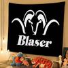 Гобелен с логотипом Blaser, Арт-печать, Японский настенный гобелен, Аниме настенное панно, Декор для дома