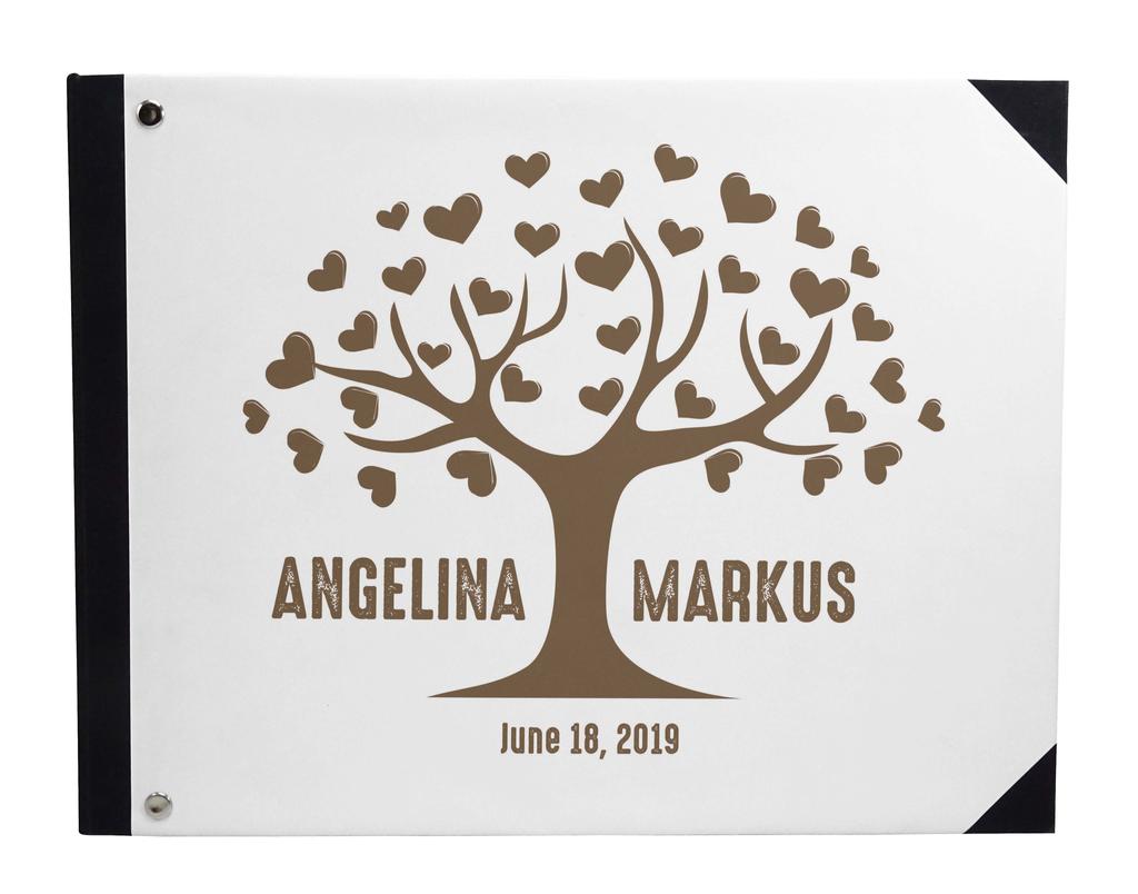 Darling Souvenir Beige Floral Wedding Guest Book Твердый переплет Книга для регистрации гостей Гостевая книга для регистрации гостей - 7 x 9