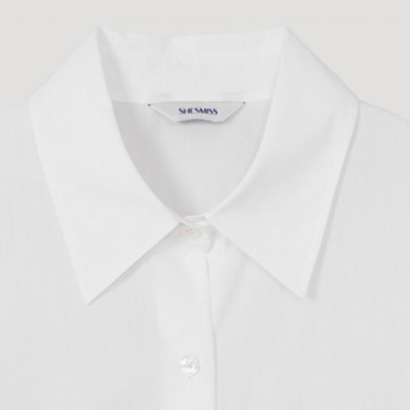 Она S miSS  базовая необходимая рубашка SwwStp12050 Wh