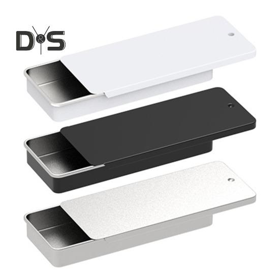 1/3 шт. металлический ящик для хранения гладкий край без заусенцев компактный дизайн портативный многоцелевой прямоугольный пустой мини металлический жестяной контейнер