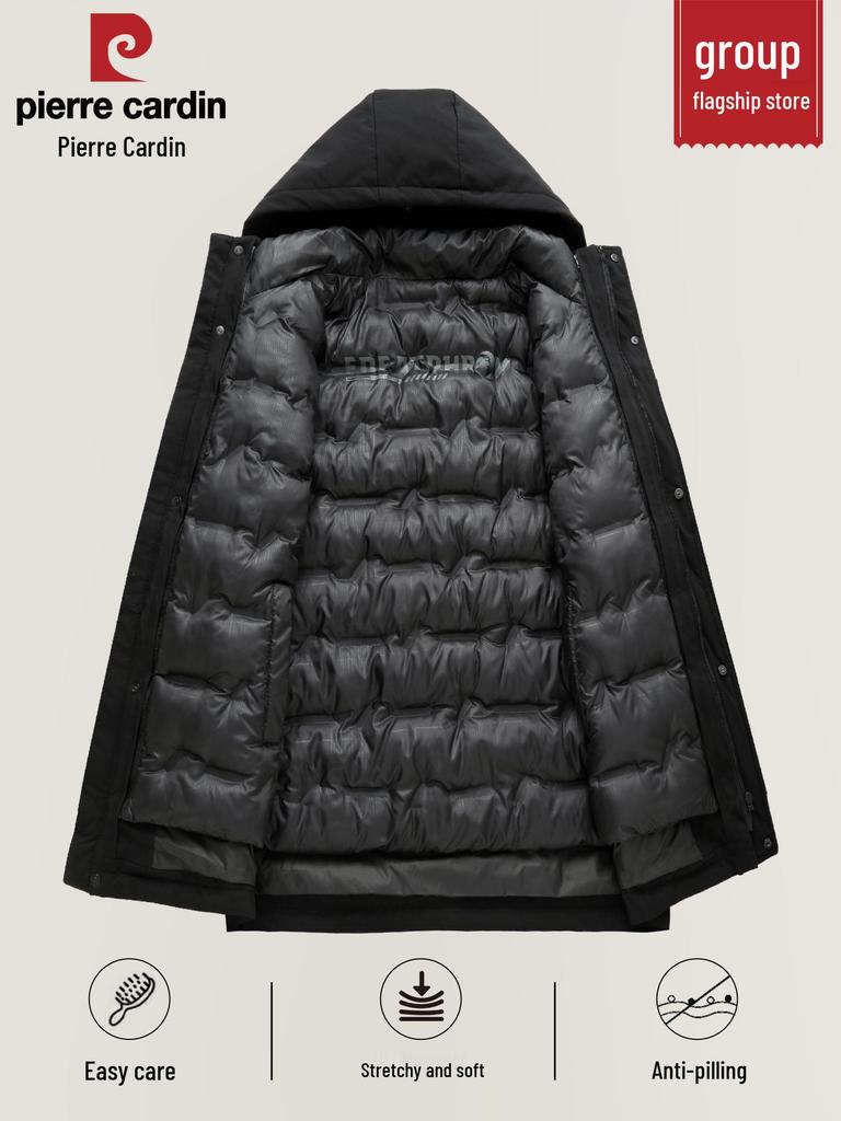 Мужская теплая зимняя куртка Pierre Cardin со съемной подкладкой