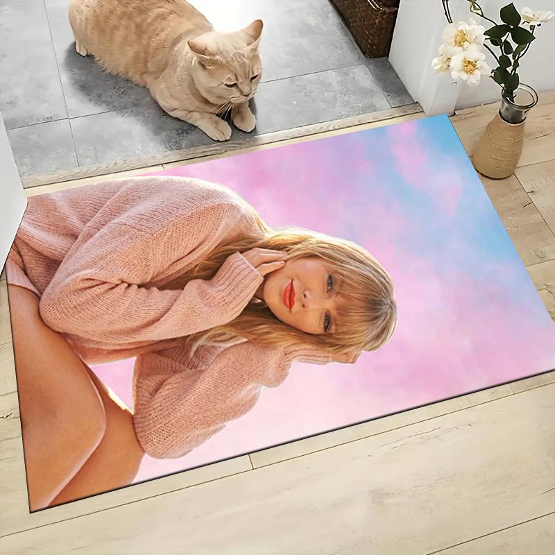 1Pc Winter Performance Pink Carpet Rug Customizable Soft Washable Antislip Home Living Room Sofa Mats Personalized Rug 0917182