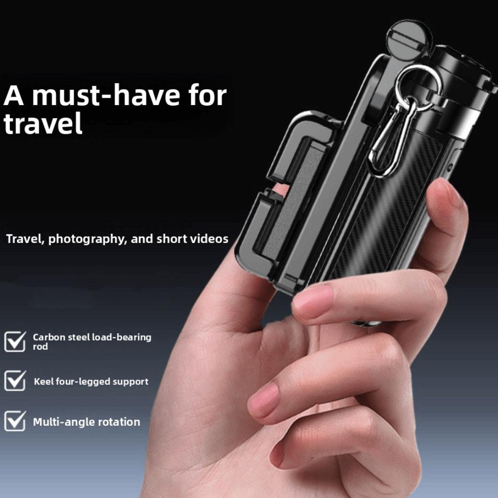 Портативный ручной мини телескопический монопод для селфи, удлинительная штанга, штатив для селфи, прямая трансляция