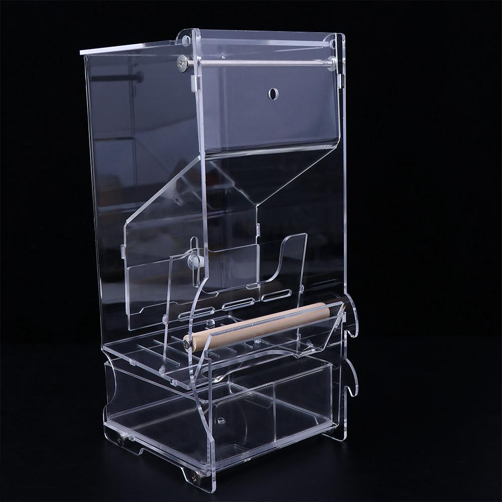 Акриловая автоматическая кормушка для попугаев Finch Parakeet, кормушки для птиц, аксессуары для клеток, дозатор