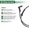 For 307 308 408 3008 Citroen C4L Back Wheel Speed Sensor Front & Rear Abs Speed Sensor Abs Sensor 9811802580