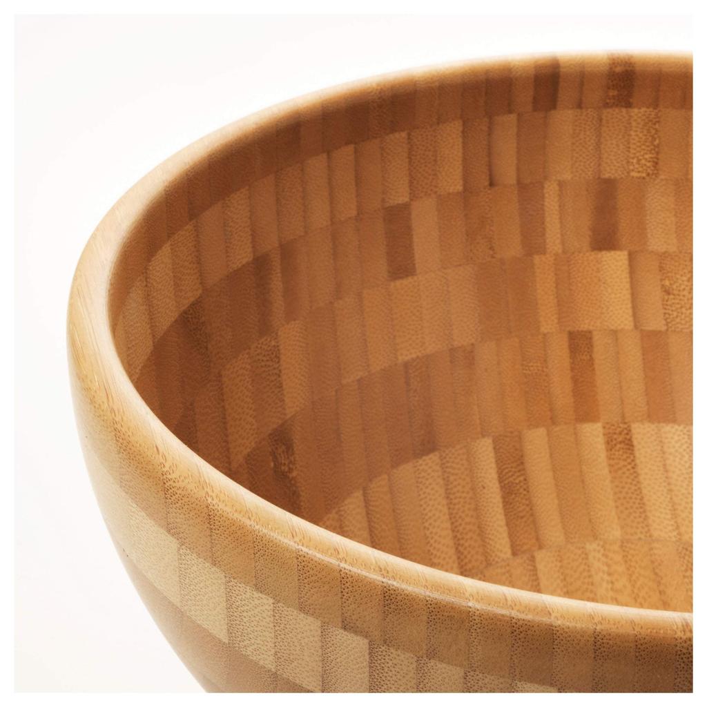 IKEA BLANDA MATT 28 Cm Serving Bowl, Bamboo, 80214342