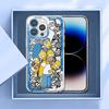 Крутой чехол The Simpson для iPhone 7 8 SE 13 12 11 17 Pro Max 16e XR XS 15 14 16 Plus 17 Air Прозрачный Мягкий