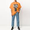 OFF WHITE Летняя коллекция 2020 Футболка Мужская Оранжевая OMAA038R201850151910