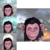 Страшная латексная маска гориллы для костюмированной вечеринки на Хэллоуин, косплей животного, Король обезьян
