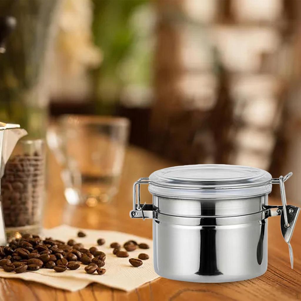 Контейнер для кофейных зерен, кухонная банка для хранения зерновых, многофункциональная посуда, герметичный резервуар для