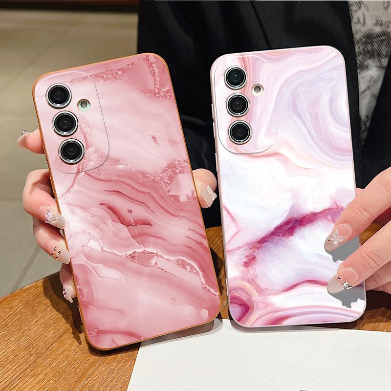 Роскошный чехол с мраморным узором для Samsung Galaxy S25Edge S26 S24 S23 S22 Ultra S26 Plus S25 FE, мягкий, с кожаной текстурой, TPU, чехол для телефона