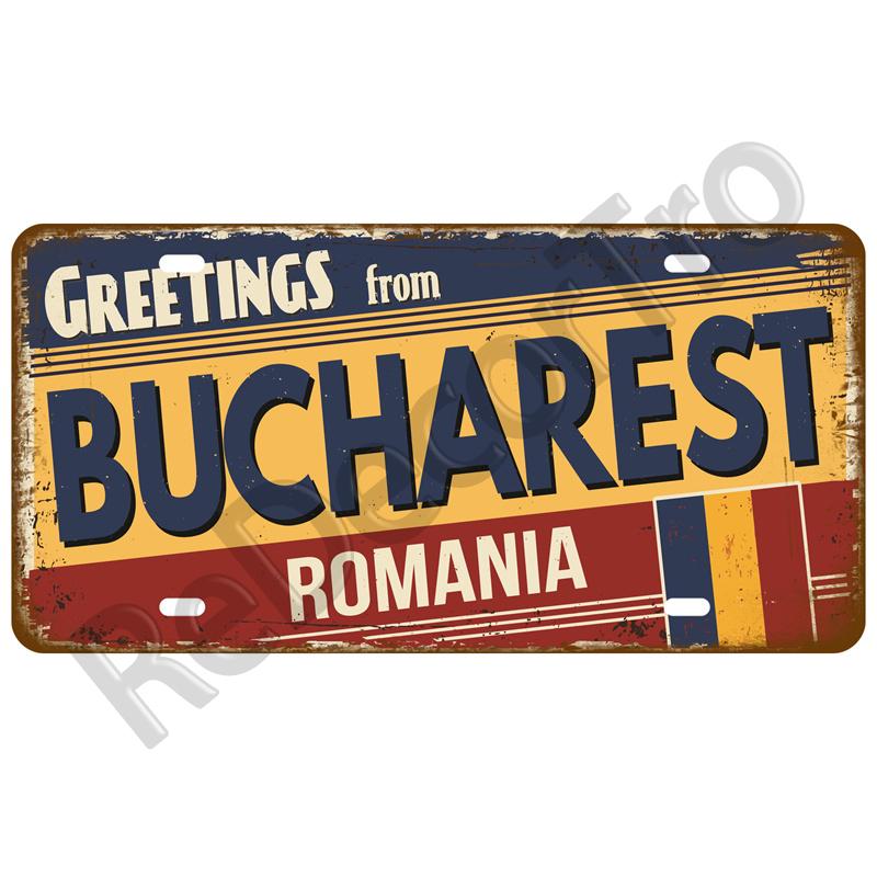 Retro Landmark Country Metal Sign Tinplates Plate Plaque Metal Vintage Tin Sign Home Decor For Man Cave Bar Pub Club Decoration