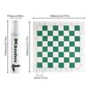 Andux International Chess Board for Portable Set Beginners, Travel, XQTZ-01 (35x35cm, Green)