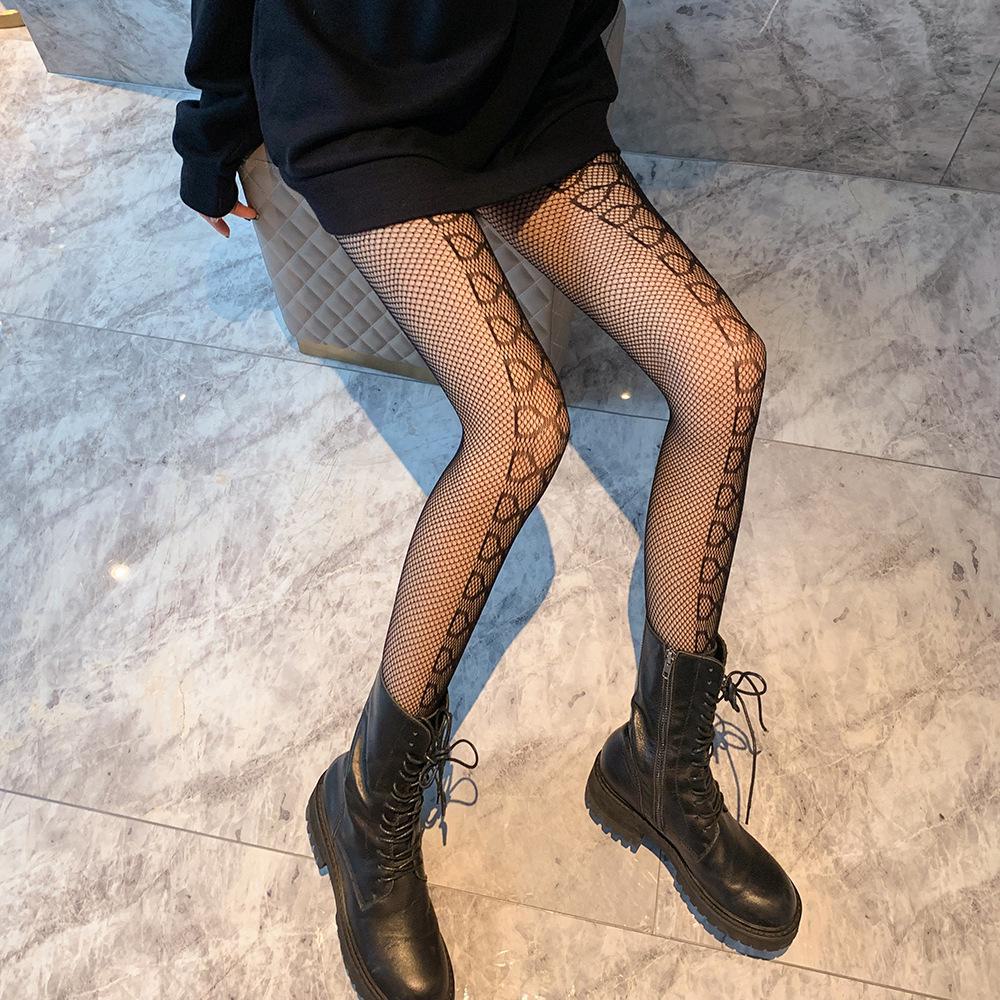 Детские сетчатые колготки с полосками - танцевальные носки весна/лето