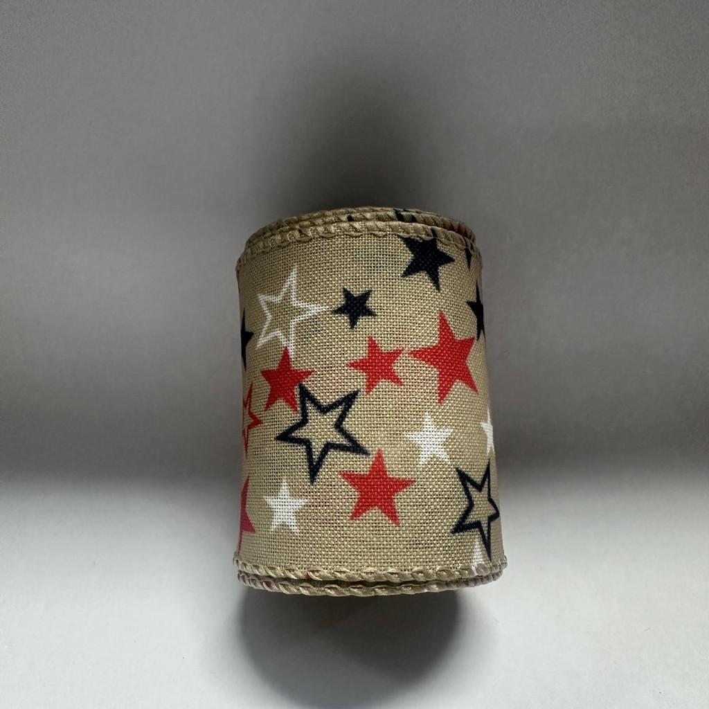 5 Yard Patriotic Ribbon In Red Blue White For Diy Decorations And Craft Projects