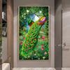 DIY 5D Diamond Painting Kits Green Peacock Full Drill Diamond Embroidery Animal Cross Stitch Wall Art Diamond Mosaic Home Decor