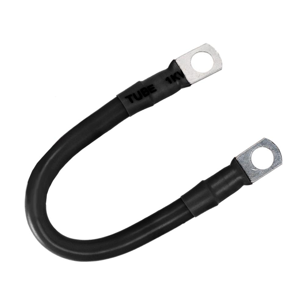 2AWG 30CM Комплект кабелей для инвертора аккумулятора с клеммами, многожильный медный шнур, соединительный провод для солнечной энергии с наконечниками