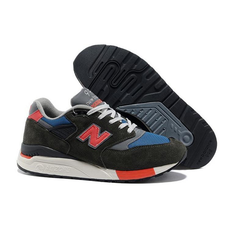 998 J. Кроссовки New Balance 998 Made in USA 'Серый Синий Оранжевый' M998JC3