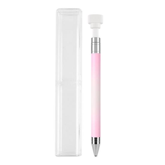 Rhinestone Picker Refillable Wax Pen DIY Nail Art Rhinestone Painting Decoration Dotting Wax Pen Rotatable Long Handle Rhinestone Pick-up Tools