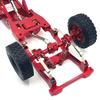 For MN1/12 MN82 LC79 1/12 RC car upgrade, rear axle fixing parts, rear shock absorber spring steel plate metal parts accessories