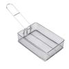 Fry Basket with Foldable Detachable Handle Multifunctional Stainless Steel Fine Mesh Frying Basket for Frying Food
