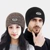 Winter Warm Women Knitted Cap Men Peak Wool Hat