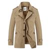 Бренд Business Casual Длинная зимняя куртка Мужской тренчкот Модный ветрозащитный плащ Мужское пальто Тепло Плюс размер