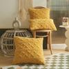 Jacquard Plush Geometric Pillowcase Living Room Sofa Cushion Cover Decorative Pillow Cover